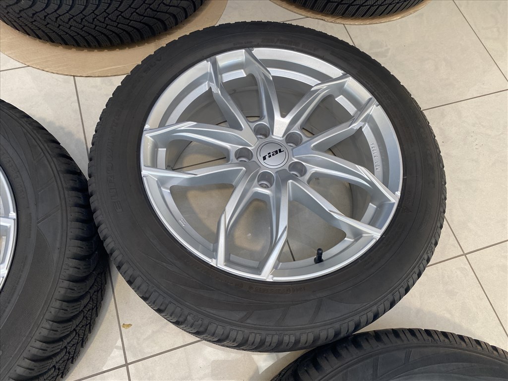(3760)  Rial 18 alufelni felni, 5x112, 225/55 R18 téli gumi, A6 6. kép