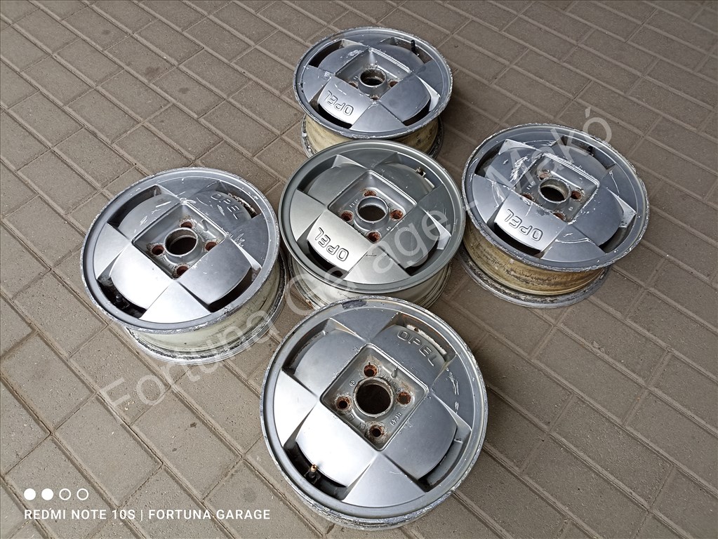 4x100 13" Opel használt alufelni garnitúra (5db) 2. kép