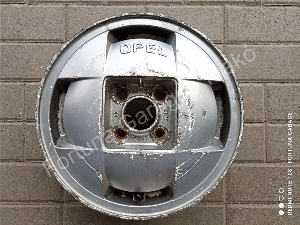 4x100 13" Opel használt alufelni garnitúra (5db) 3. kép