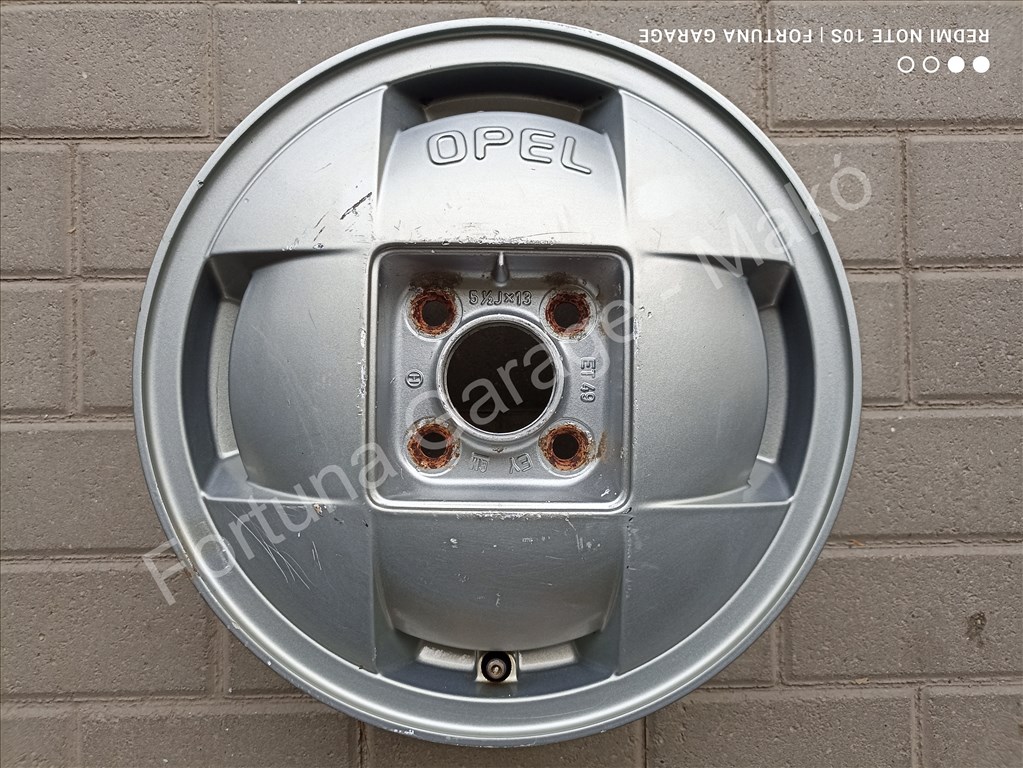 4x100 13" Opel használt alufelni garnitúra (5db) 7. kép