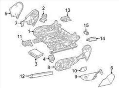 Mercedes GLE-osztály W167 Burkolat 16791917008t92