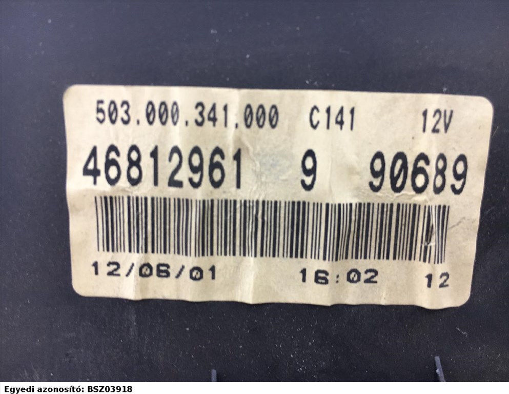 Műszercsoport - PUNTO - NAT.01219, 46812961 -  01219 4. kép