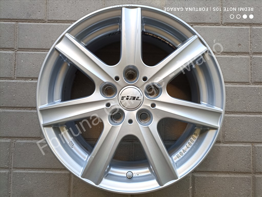 5x114,3 16" Rial 'Davos' használt alufelni garnitúra 5. kép