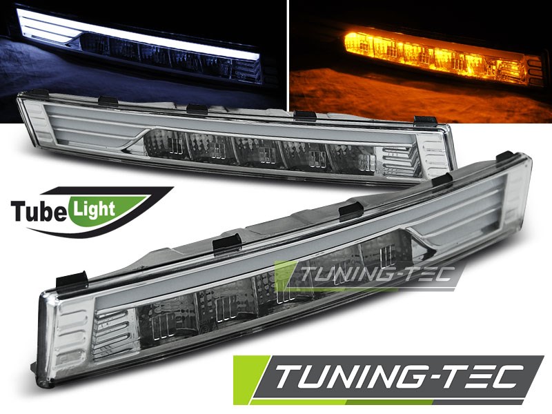 VW PASSAT B6 05-10 CHROME LED Tuning-Tec Első irányjelző és Parkolófény 1. kép