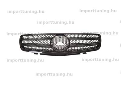 Mercedes SL R230 01-06 Fényes Fekete Hűtőrács