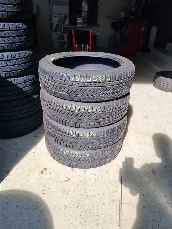  195/5520" újszerű Continental WinterContact TS850P téli gumi 4db  1. kép