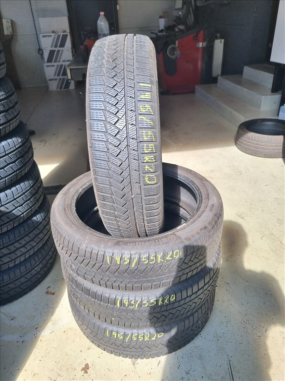  195/5520" újszerű Continental WinterContact TS850P téli gumi 4db  3. kép