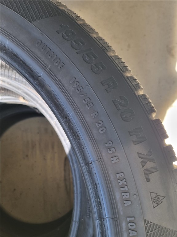  195/5520" újszerű Continental WinterContact TS850P téli gumi 4db  6. kép