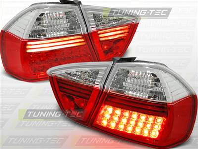 BMW E90 03.05-08.08 RED WHITE LED  Tuning-Tec Hátsó Lámpa