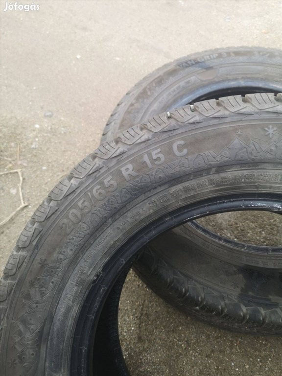  205/6515"C kisteher 45e/2db  újszerű Semperit téli gumi gumi 7. kép