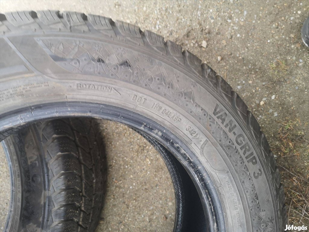  205/6515"C kisteher 45e/2db  újszerű Semperit téli gumi gumi 8. kép