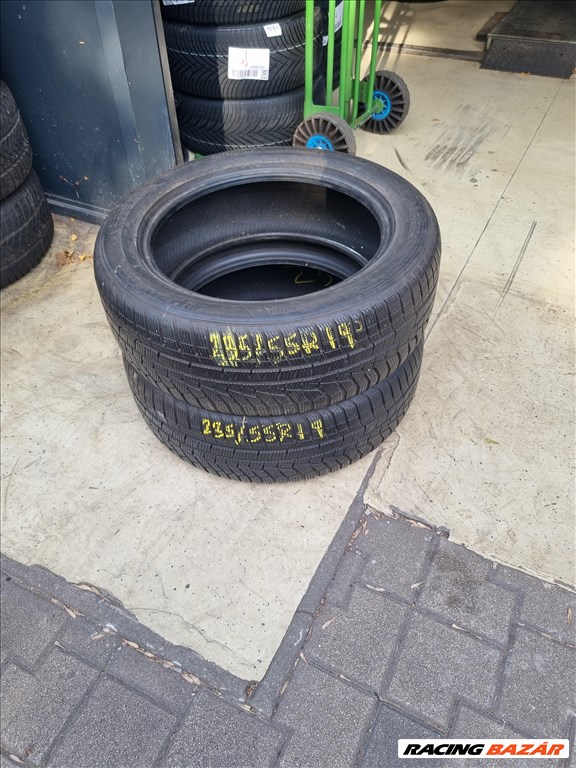  235/5519" újszerű Hankook Winter I cept evo2 SUV téli gumi 2db  1. kép
