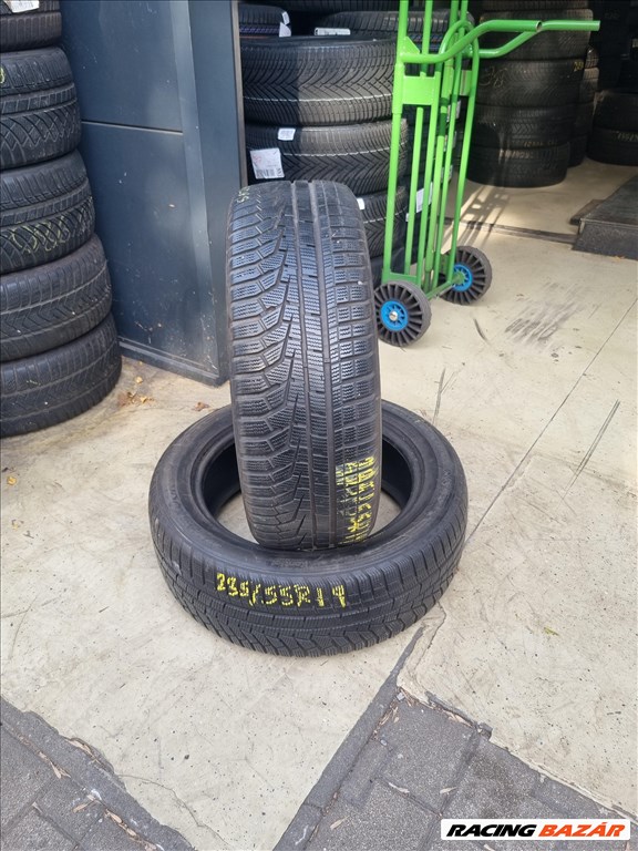  235/5519" újszerű Hankook Winter I cept evo2 SUV téli gumi 2db  3. kép