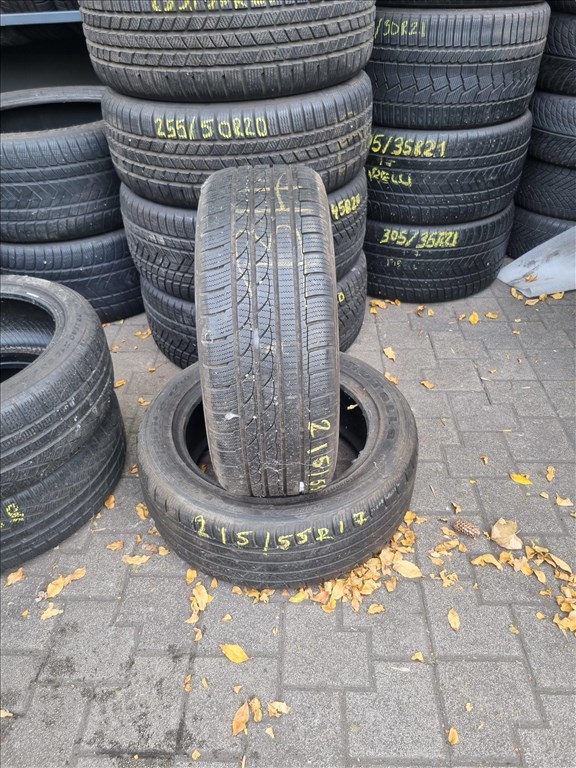  215/5517" használt Rotolla Ice-Plus S210 téli gumi 2db  3. kép