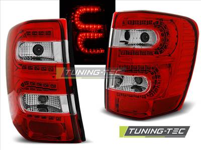 JEEP GRAND CHEROKEE 99-05.05 RED WHITE LED Tuning-Tec Hátsó Lámpa