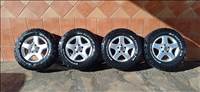 VW TUAREG 17" ALUFELNI 5X130 ÚJSZERŰ NÉGY ÉVSZAKOS 255/75R17 GUMIVAL OLCSÒN!!!