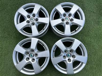 5x100 14" Skoda gyári alufelni 6Jx14h2 ET43