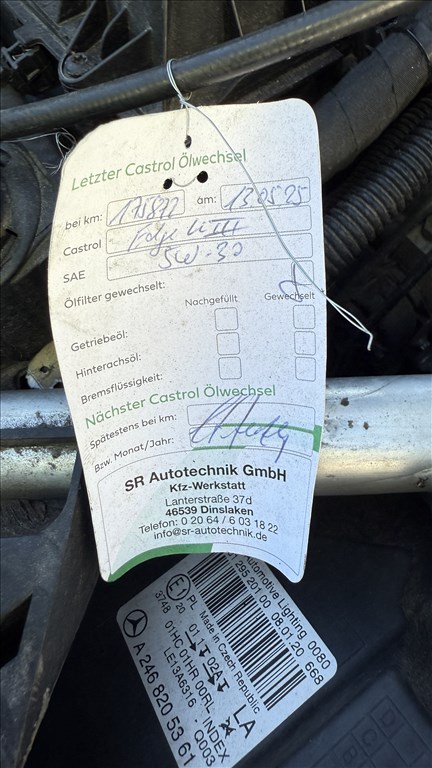 Mercedes B-Class B 200 CDI.1,Tulaj.Friss műszaki/szerviz.Szervizkönyv/számlák.Vonóhorog.NY/T kerék.  19. kép