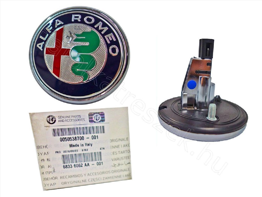 Embléma hátsó - MITO, 159, GIULIA, GIULIETTA - 50538700 -  - FIAT eredeti Eredeti új 50538700 1. kép