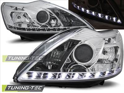 FORD FOCUS II 02.08-10 DAYLIGHT CHROME Tuning-Tec Fényszóró