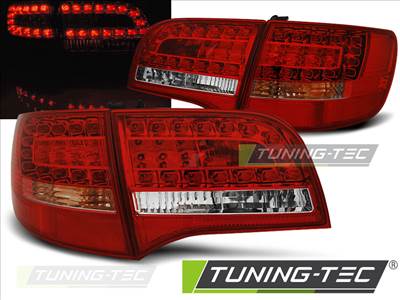 AUDI A6 C6 05-08 AVANT RED WHITE LED  Tuning-Tec Hátsó Lámpa