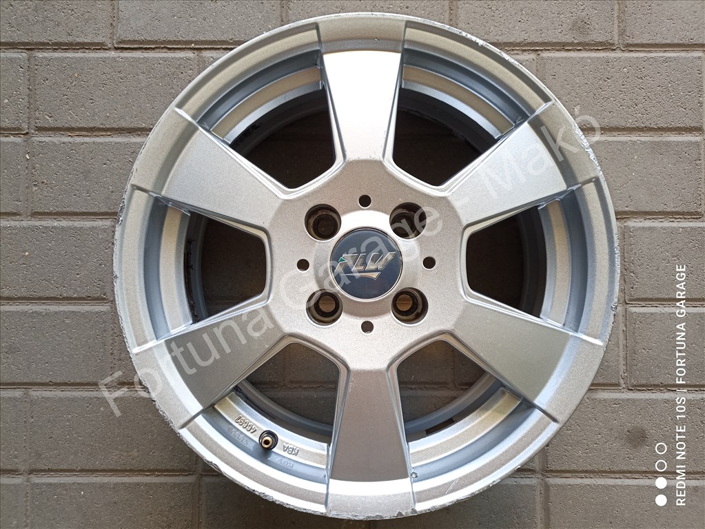 4x100 15" PLW B800 használt alufelni garnitúra 3. kép