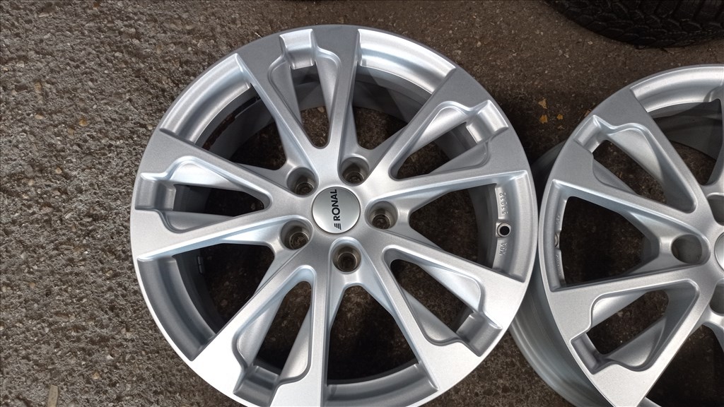  5x112 lyukosztású 7,5JJ 17" használt RONAL alufelni 4. kép