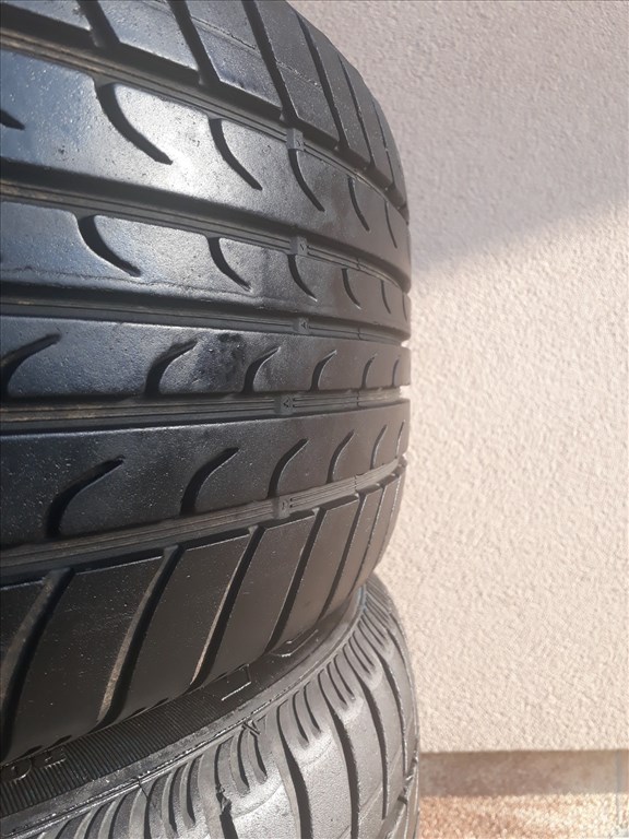  4x108 lyukosztású 16" felújított Borbet alufelni, rajta 225/55 használt Fulda nyári gumi gumi  6. kép