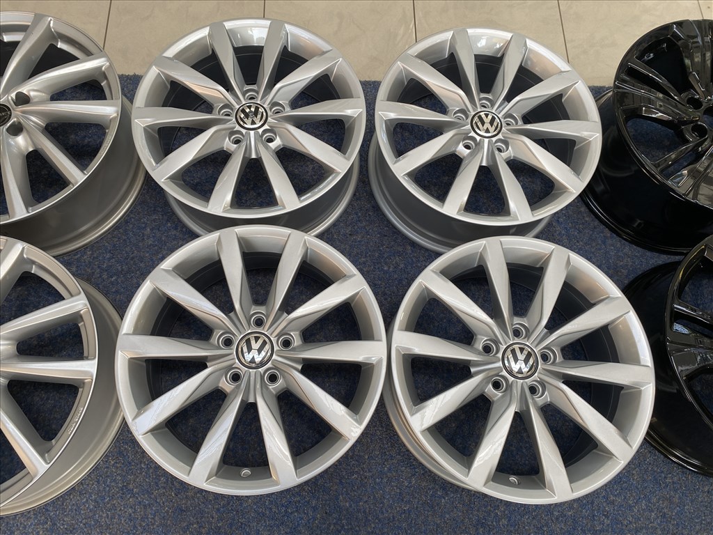 (3772) Volkswagen 17 gyári alufelni felni, 5x112, Golf Caddy Jetta 3. kép