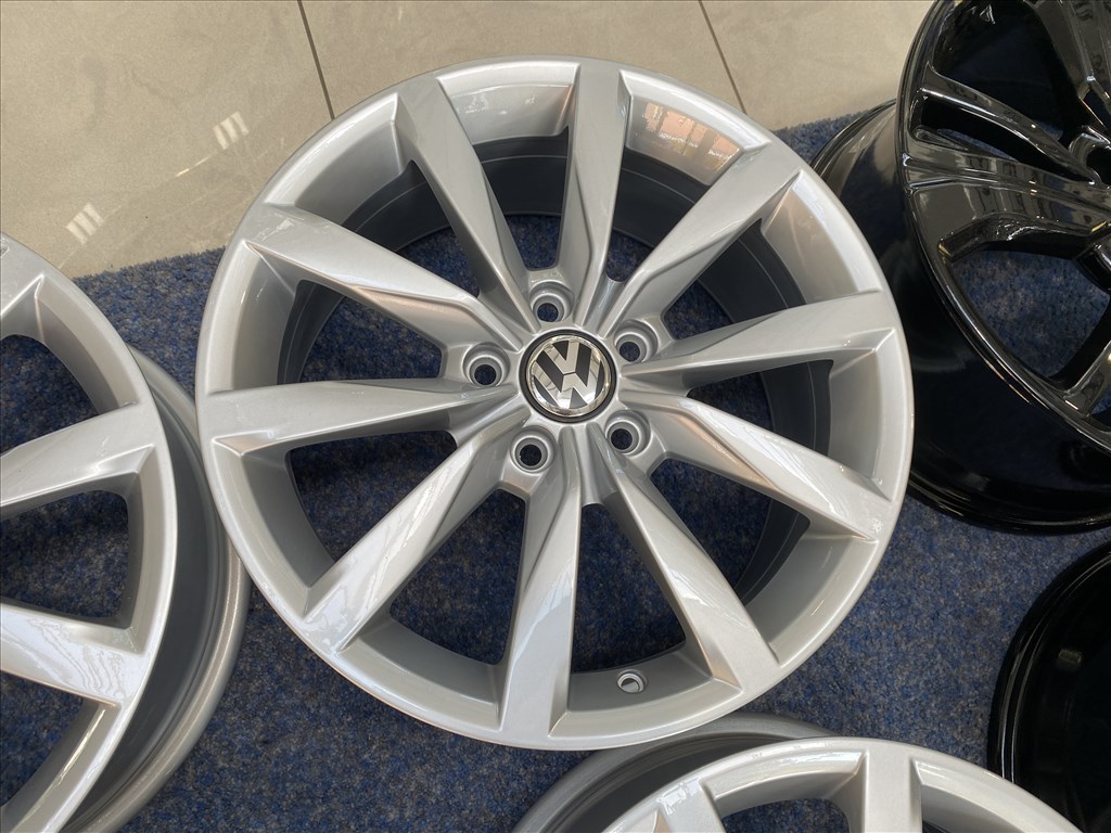 (3772) Volkswagen 17 gyári alufelni felni, 5x112, Golf Caddy Jetta 6. kép