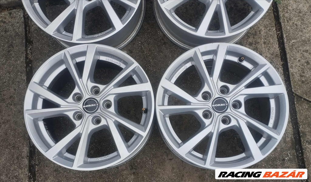  5x112 16 Borbet alufelni r16 " VW Skoda Seat Audi 5. kép