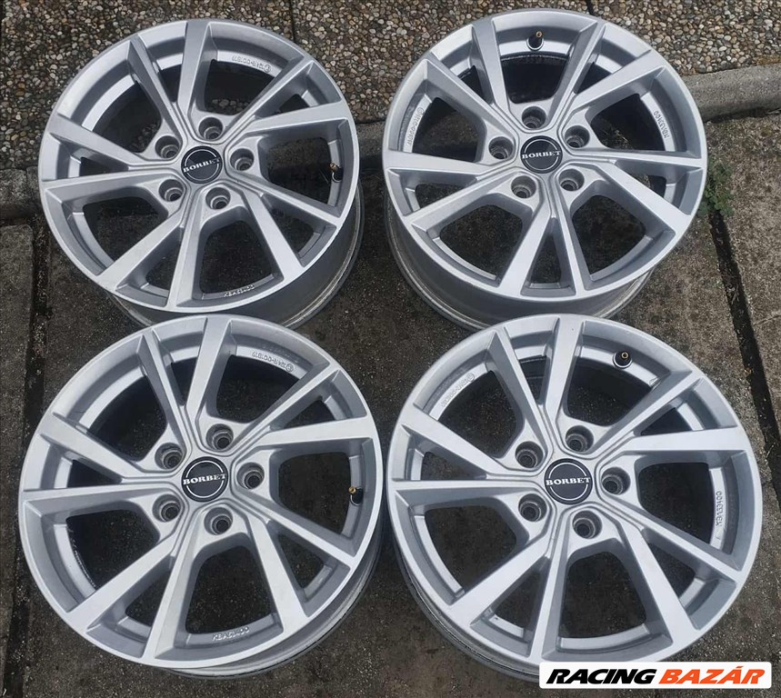  5x112 16 Borbet alufelni r16 " VW Skoda Seat Audi 2. kép