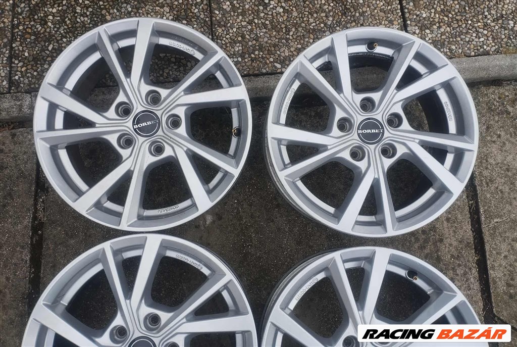  5x112 16 Borbet alufelni r16 " VW Skoda Seat Audi 6. kép