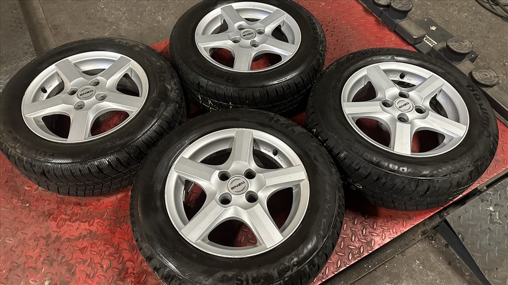 Enzo 4x108 6x15" ET15 alufelnik Barum téligumikkal Citroën Peugeot 2. kép