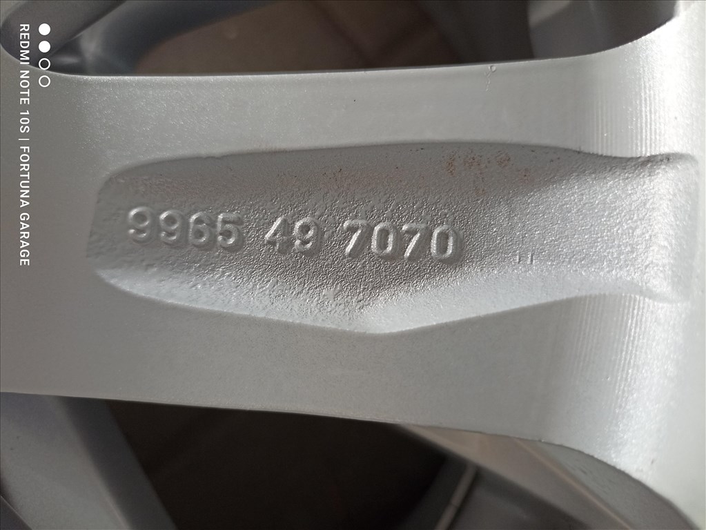 5x114,3 17" Mazda használt alufelni garnitúra 9. kép