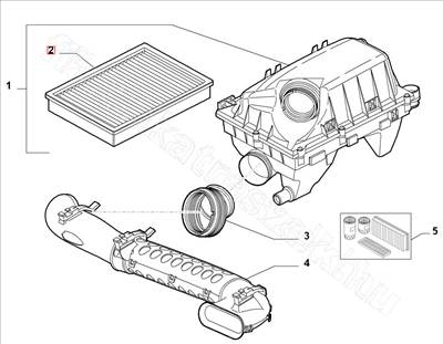 Levegő szűrő Croma - CROMA - 73502069 -  - FIAT eredeti Eredeti új 73502069