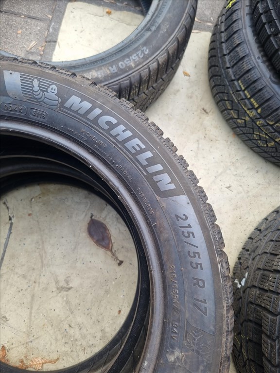  215/5517" újszerű Michelin Alpin 6 téli gumi 2db  5. kép