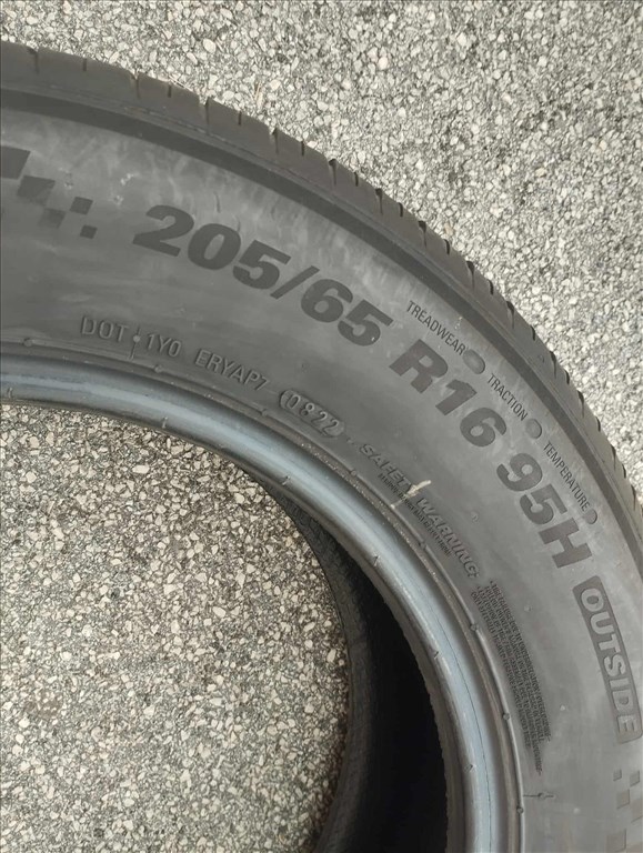 205/65 16 Kumho nyári gumi r16 " DOT22 215/60 váltó méret 5. kép