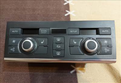 Audi Q7 (4L) digit klímavezérlő panel, fűtéskapcsoló, ülésfűtés  4l0820043f