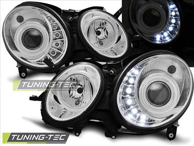 MERCEDES W211 E-KLASA 05.06-09 DAYLIGHT CHROME Tuning-Tec Fényszóró