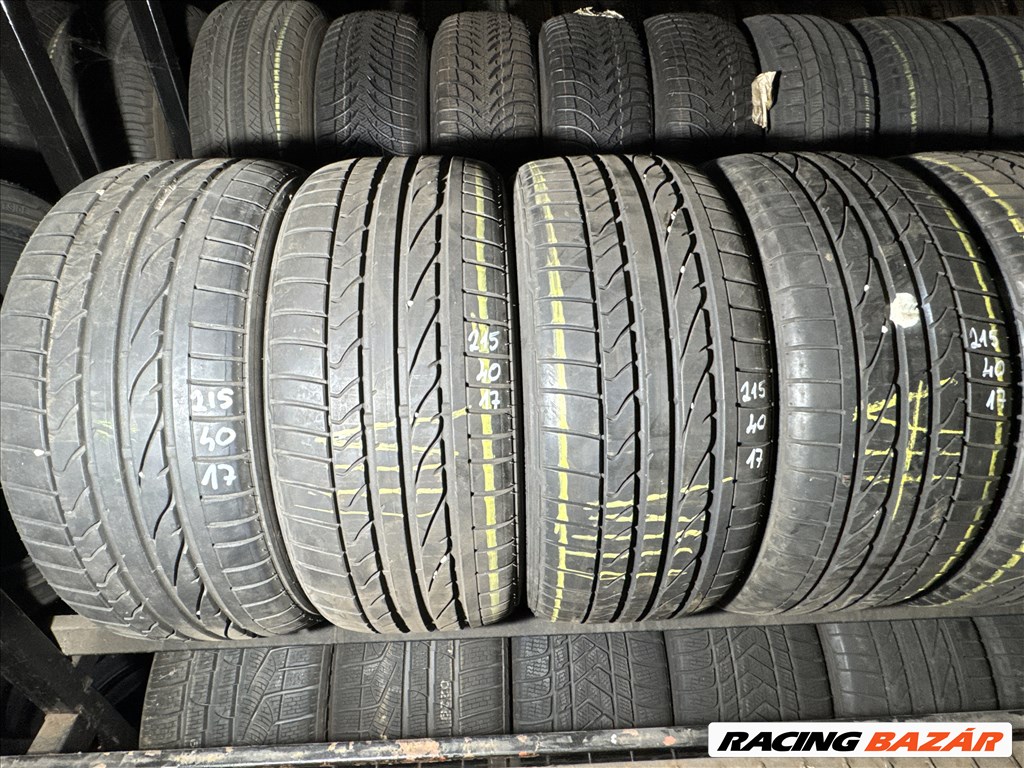  215/40 R17 Bridgestone Pot. RE-050A 87V | 6,5mm l 6db l DOT3815 (4db) 3416 (2db) 1. kép