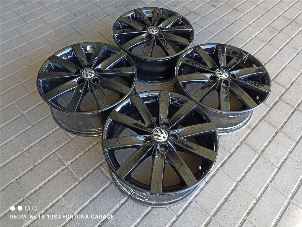 5x112 17" Volkswagen használt alufelni garnitúra 2. kép