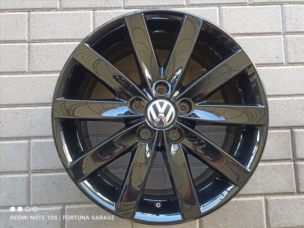 5x112 17" Volkswagen használt alufelni garnitúra 3. kép