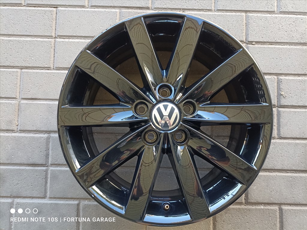 5x112 17" Volkswagen használt alufelni garnitúra 5. kép