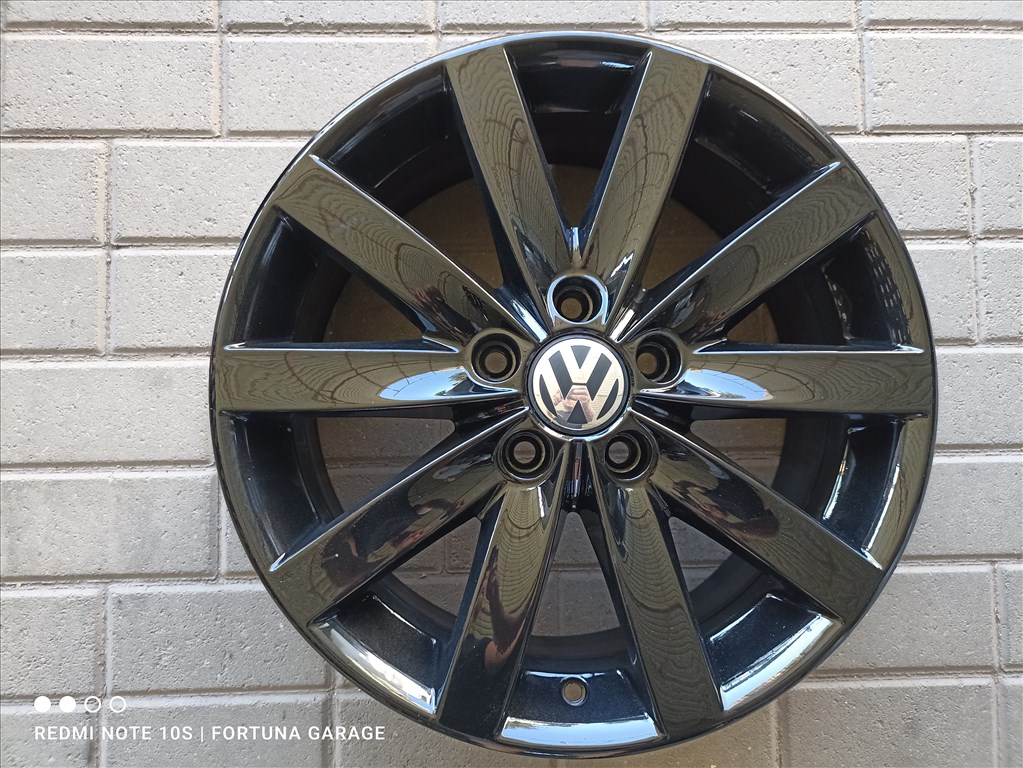 5x112 17" Volkswagen használt alufelni garnitúra 6. kép