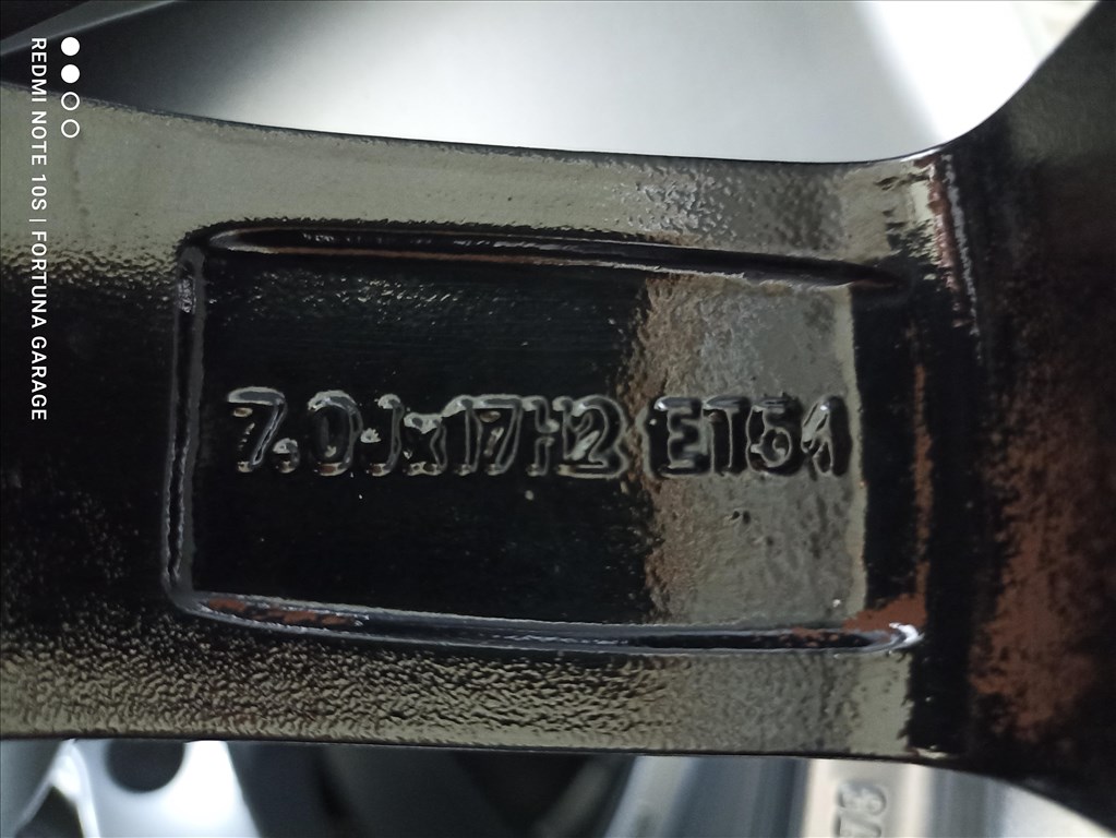 5x112 17" Volkswagen használt alufelni garnitúra 7. kép