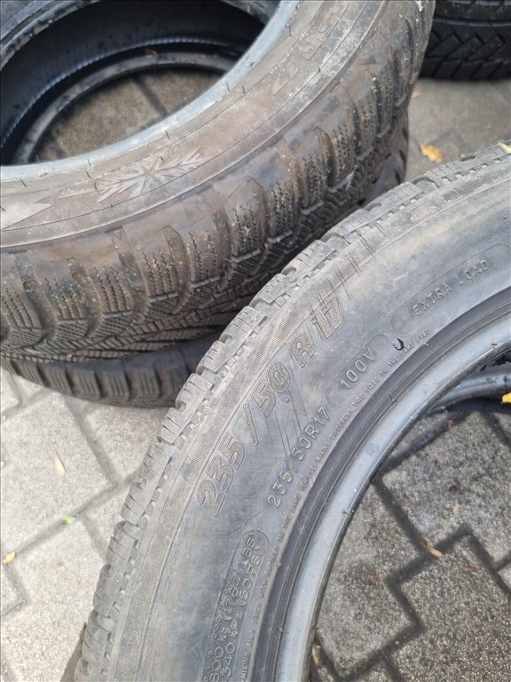  235/5017" használt Michelin Pilot Alpin PA4 téli gumi 2db  5. kép