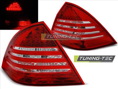 MERCEDES C-KLASA W203 SEDAN 00-04 RED WHITE LED Tuning-Tec Hátsó Lámpa