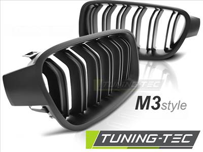 BMW F30 / F31 10.11- M3 LOOK MAT BLACK Tuning-Tec Hűtőrács