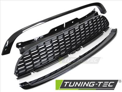 MINI COOPER 06-09 R56/57/55 JCW STYLE FÉNYES FEKETE Tuning-Tec Hűtőrács